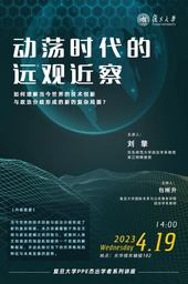 讲座预告｜美女自慰
刘擎教授：动荡时代的远观近察